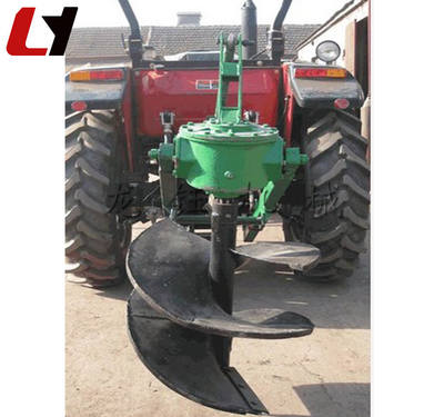 高效生态农业新利器 多用途栽树挖坑与施肥一体化机械解析